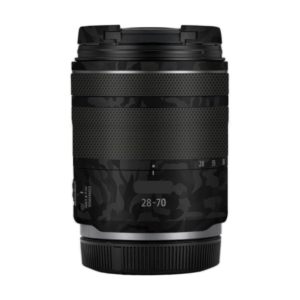 28-70 2.8 Anti-Scratch Camera Lens Sticker for Canon RF 28-70mm F2.8 STM Coat Wrap Protective Film Skin Cover(Shadow Camo Black)