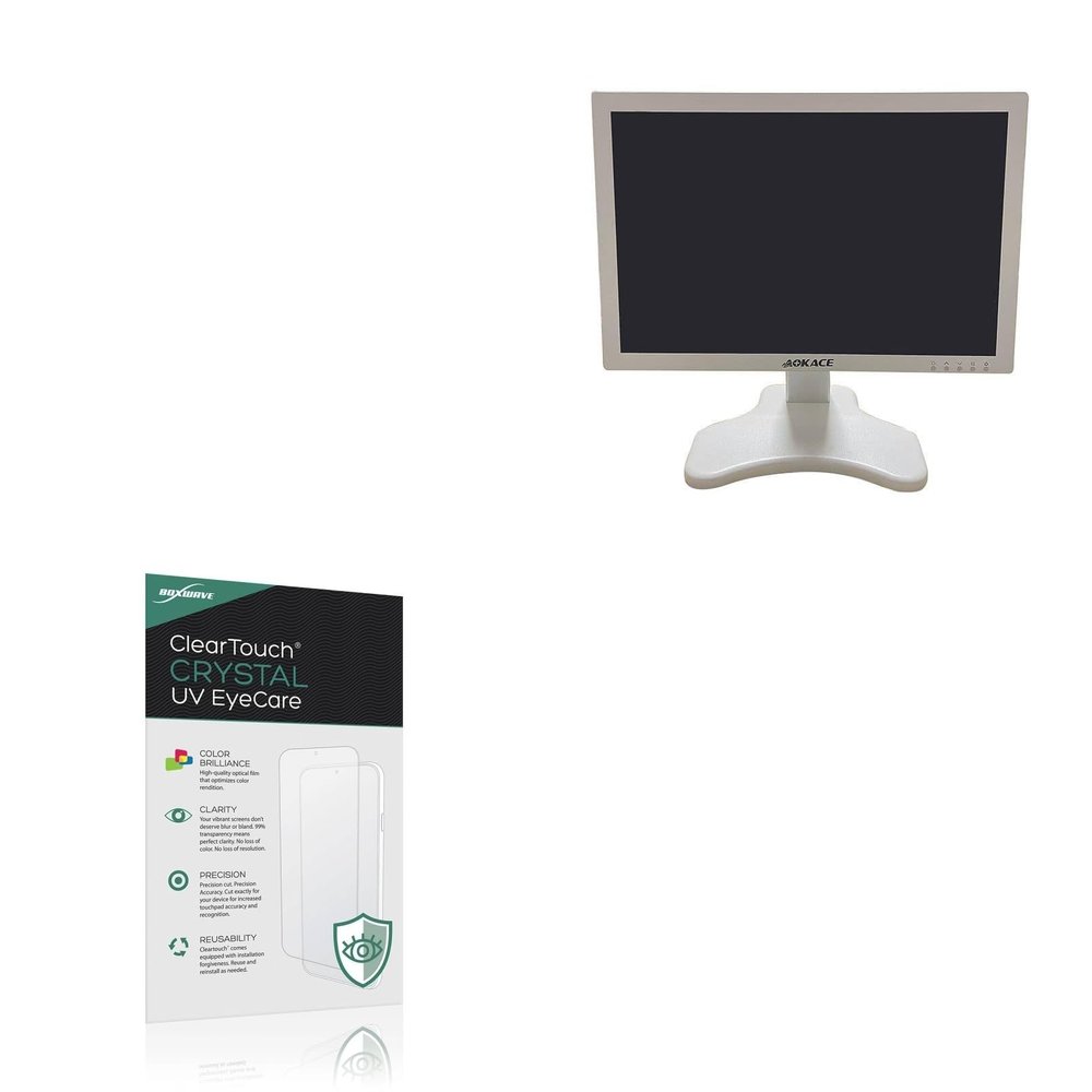 BoxWave Screen Protector Compatible With AOKACE AGD-FH2401A (24 in) - ClearTouch Crystal Anti-UV EyeCare (2-Pack), Filters out Harmful Blue Light Reduce Fatigue
