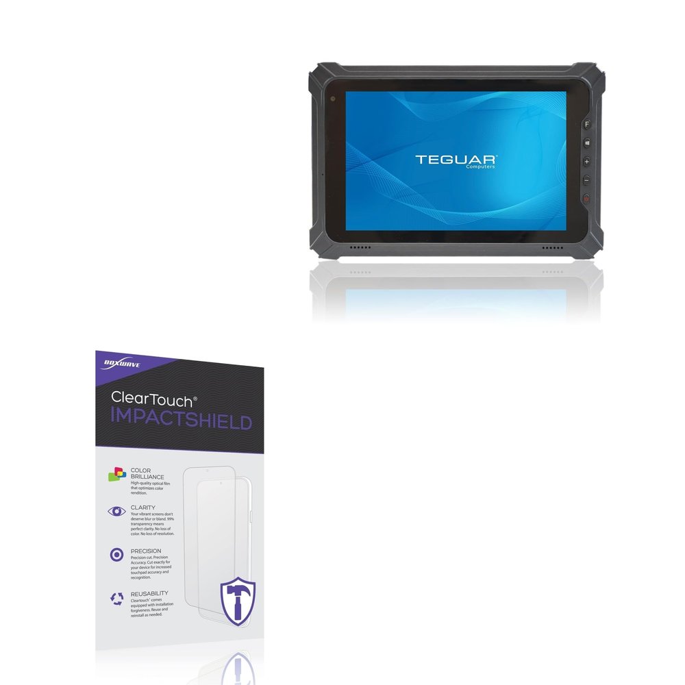 BoxWave Screen Protector Compatible With Teguar TRT-4680-08 - ClearTouch ImpactShield (2-Pack), Impenetrable Screen Protector Flexible Film