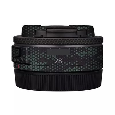 28 2.8 Skin Lens Camera Skin Wrap Vinyl Protective Sticker Accessories for Canon RF 28mm F2.8 STM(Mamba Green)