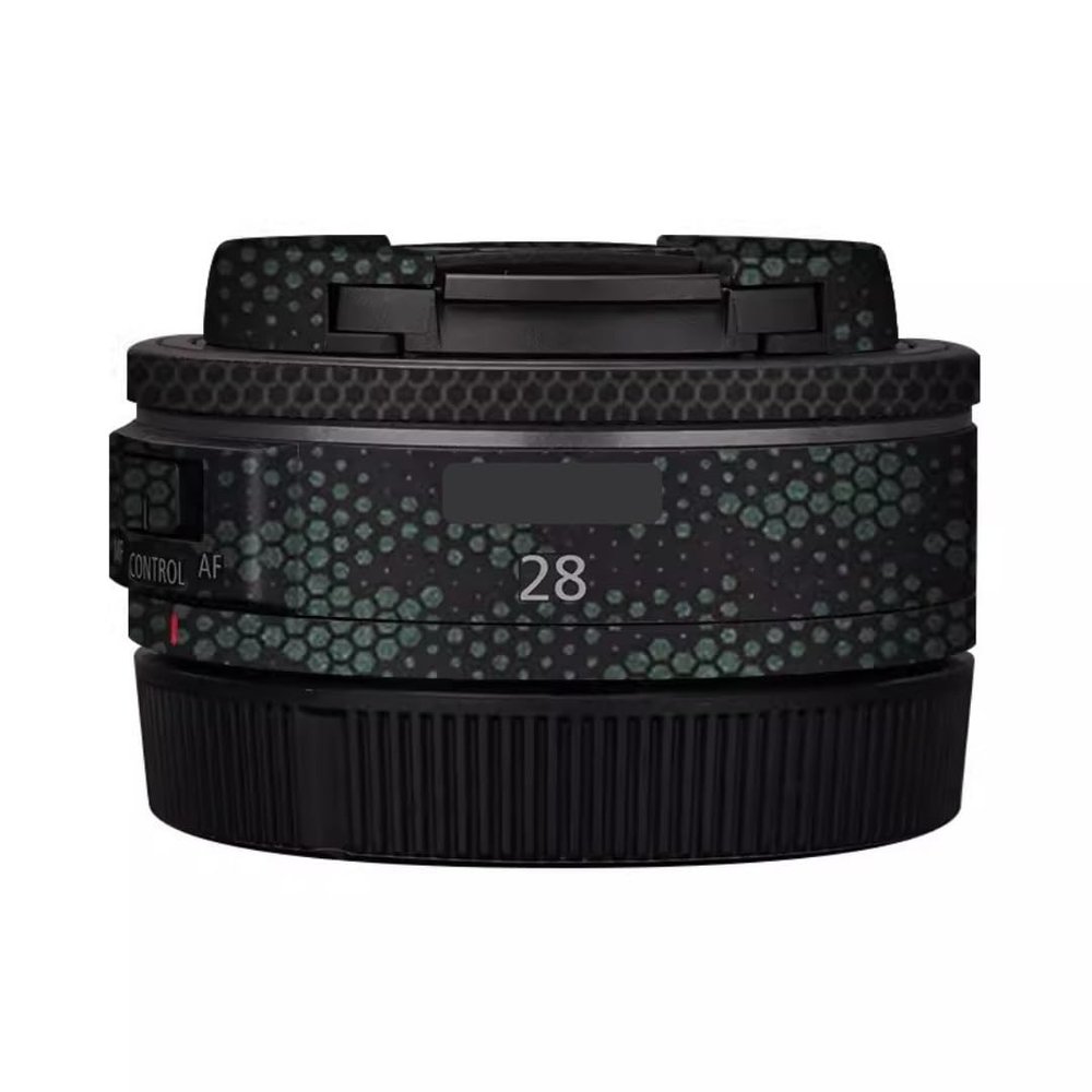 28 2.8 Skin Lens Camera Skin Wrap Vinyl Protective Sticker Accessories for Canon RF 28mm F2.8 STM(Mamba Green)