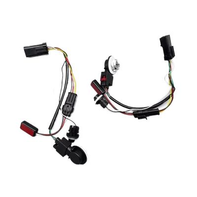 2Pcs Tail Lights Conversion Wire Harness Kits Fit 55277415AA Compatible for Ram 1500 2500 3500 Automobiles Parts Car Lights Wire