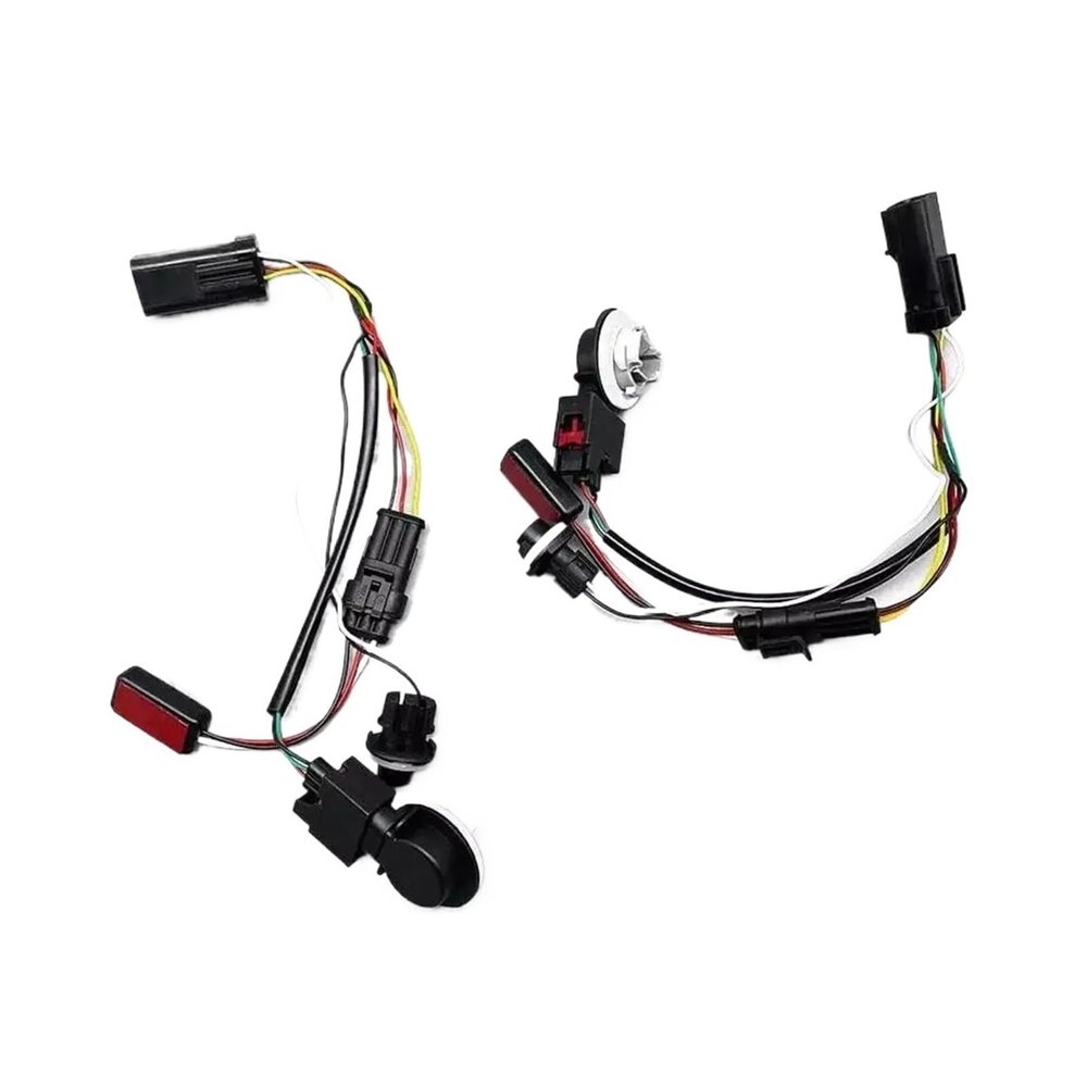 2Pcs Tail Lights Conversion Wire Harness Kits Fit 55277415AA Compatible for Ram 1500 2500 3500 Automobiles Parts Car Lights Wire
