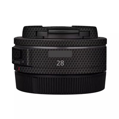 28 2.8 Skin Lens Camera Skin Wrap Vinyl Protective Sticker Accessories for Canon RF 28mm F2.8 STM(Matrix Black)