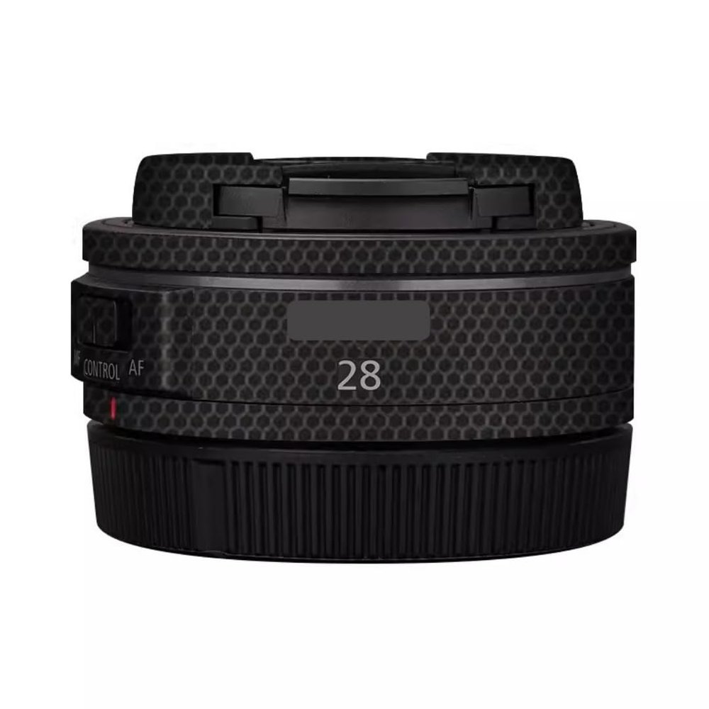 28 2.8 Skin Lens Camera Skin Wrap Vinyl Protective Sticker Accessories for Canon RF 28mm F2.8 STM(Matrix Black)
