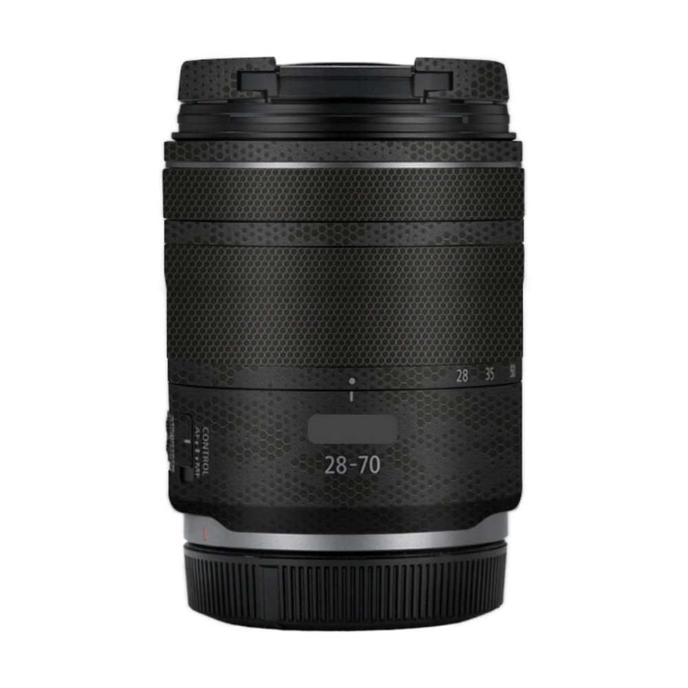 28-70 2.8 Anti-Scratch Camera Lens Sticker for Canon RF 28-70mm F2.8 STM Coat Wrap Protective Film Skin Cover(Mamba Black)