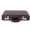 DA LV Full Grain Leather Briefcase for Men - Business Laptop Bag - Imported Handmade Leather Bag - Attache -Men Gifts (Croco Brown) view 3