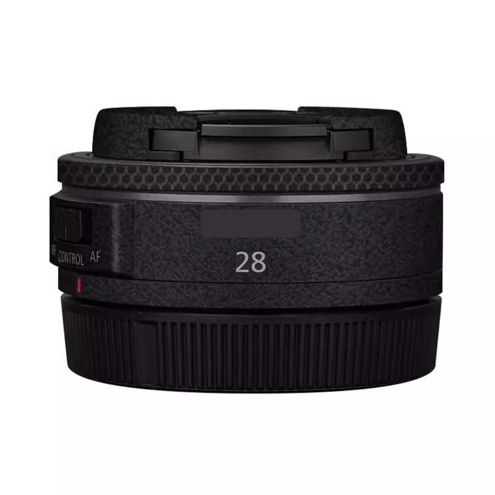 28 2.8 Skin Lens Camera Skin Wrap Vinyl Protective Sticker Accessories for Canon RF 28mm F2.8 STM(Frosted Black)
