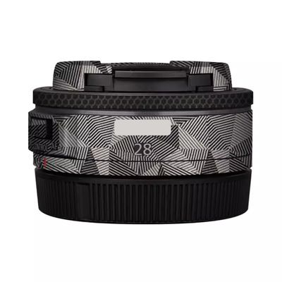 28 2.8 Skin Lens Camera Skin Wrap Vinyl Protective Sticker Accessories for Canon RF 28mm F2.8 STM(Triangle Titanium)