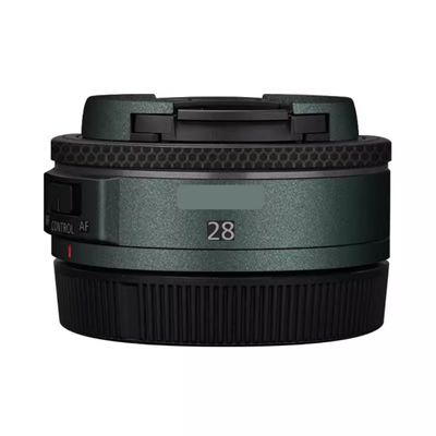 28 2.8 Skin Lens Camera Skin Wrap Vinyl Protective Sticker Accessories for Canon RF 28mm F2.8 STM(Turquoise Green)