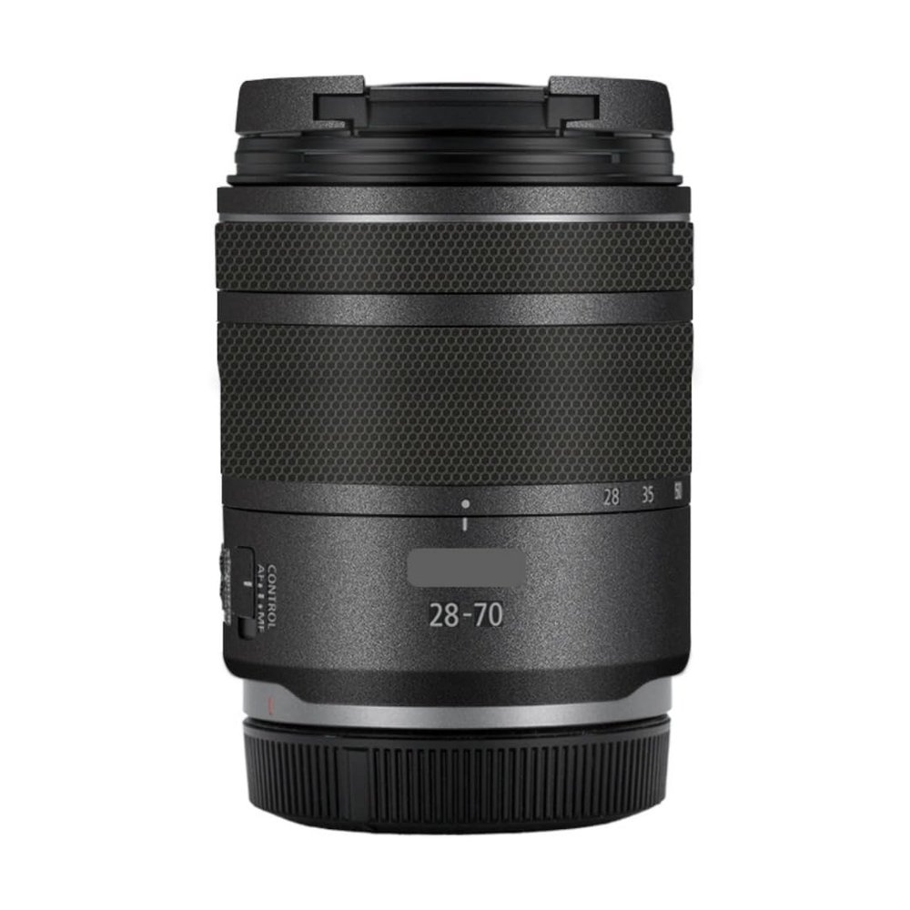 28-70 2.8 Anti-Scratch Camera Lens Sticker for Canon RF 28-70mm F2.8 STM Coat Wrap Protective Film Skin Cover(Deep Grey)