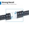 ICC Telephone Handset Cord/Phone Cord, 6 Ft  RJ9 (RJ22) Connectors, Metal Gray, 10-Pack  Curly Coiled Tangle-Free Design for PBX & VoIP Phones view 4