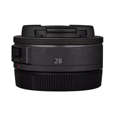 28 2.8 Skin Lens Camera Skin Wrap Vinyl Protective Sticker Accessories for Canon RF 28mm F2.8 STM(Contour Black)