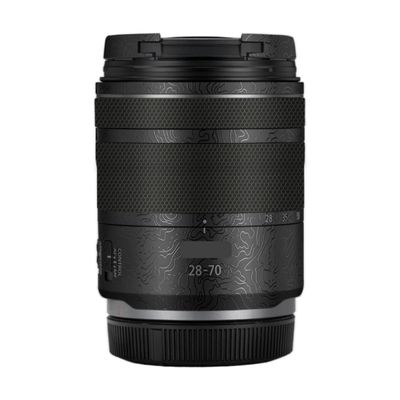 28-70 2.8 Anti-Scratch Camera Lens Sticker for Canon RF 28-70mm F2.8 STM Coat Wrap Protective Film Skin Cover(Contour Black Glossy)