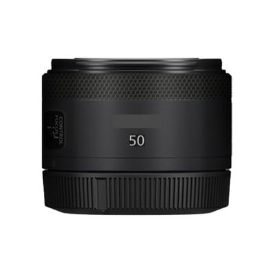 50 1.8 Camera Lens Sticker for Canon RF 50mm F1.8 STM Macro Coat Wraps Film Protective Vinyl Decal Skin(Matte Black)