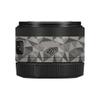 50 1.8 Camera Lens Sticker for Canon RF 50mm F1.8 STM Macro Coat Wraps Film Protective Vinyl Decal Skin(Triangle Titanium)