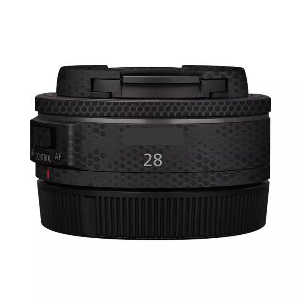 28 2.8 Skin Lens Camera Skin Wrap Vinyl Protective Sticker Accessories for Canon RF 28mm F2.8 STM(Mamba Black)