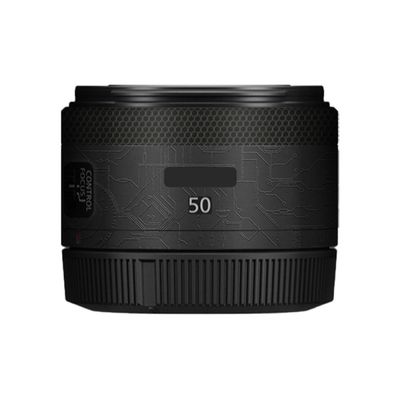 50 1.8 Camera Lens Sticker for Canon RF 50mm F1.8 STM Macro Coat Wraps Film Protective Vinyl Decal Skin(Circuit Black)