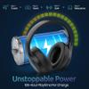 Active Noise Cancelling Headphones, Bluetooth Over Ear, Hi-Fi Stereo,100H Playback Time, High-Resolution Audio, Water Resistant, Deep Bass, Memory Foam Ear Cups, Home, Office, Studio,Travel, Work, Gym view 3