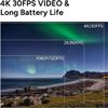 SJCAM C300 4K Dual Touchscreen Action Camera | Ultra HD Compact Vlogging Cam with Front and Rear Screens | Waterproof Mini Camera (C300B) + 50-in-1 Action Kit + 64GB Card + USB-C Adapter + More view 2