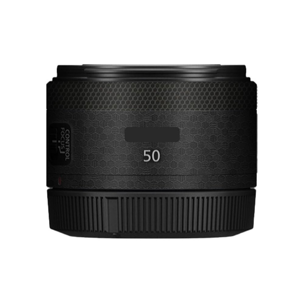 50 1.8 Camera Lens Sticker for Canon RF 50mm F1.8 STM Macro Coat Wraps Film Protective Vinyl Decal Skin(Honeycomb Black)
