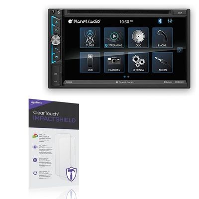 BoxWave Screen Protector Compatible With Planet Audio P9695B - ClearTouch ImpactShield (2-Pack), Impenetrable Screen Protector Flexible Film