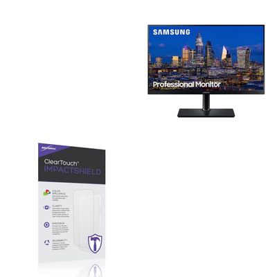 BoxWave Screen Protector Compatible With Samsung FT850 - ClearTouch ImpactShield (2-Pack), Impenetrable Screen Protector Flexible Film