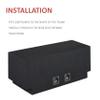 12" Dual Sealed sub Box, fits 16-24 Chevy Camaro Speaker Box subwoofer Enclosure Stereo car Audio Home Audio view 4