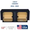 12" Dual Sealed Solo Baric L7S L7R sub Box, fits 16-24 Chevy Camaro Speaker Box subwoofer Enclosure Stereo car Audio Home Audio view 2