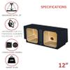 12" Dual Sealed Solo Baric L7S L7R sub Box, fits 16-24 Chevy Camaro Speaker Box subwoofer Enclosure Stereo car Audio Home Audio view 3