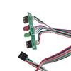30cm 2-Port USB 2.0 9Pin 3.5mm HD Audio Standing Socket Interface Computer Motherboard Extension Cable Chassis Front Panel 74x13 view 2