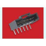 Molex/Waldom, 70553-0113, Conn Shrouded Header HDR 9 POS 2.54mm Solder RA Thru-Hole SL Tube (35 Item/s)