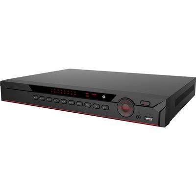 16 Channel 1U 2HDDs Network Video Recorder for Security Camera System NVR4216-16P-4KS2/L, 16CH PoE NVR for N42C3P, 160/64Mbps, 16 Built-in PoE Ports, 2 SATA, Alarm/Audio in Out, HDMI/VGA Output