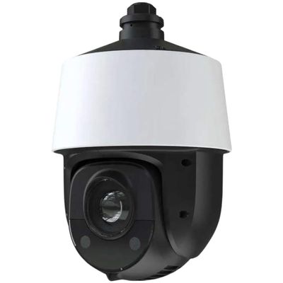 4MP PoE Network 4 Inch 25X PTZ IP-5PT4ISN27-25X, Titanium IP 25X Optical Zoom Surveillance System, Video Analytics, 500ft Night Vision, 4.8-120mm Motorized Lens, Smart Tracking, IP66, White