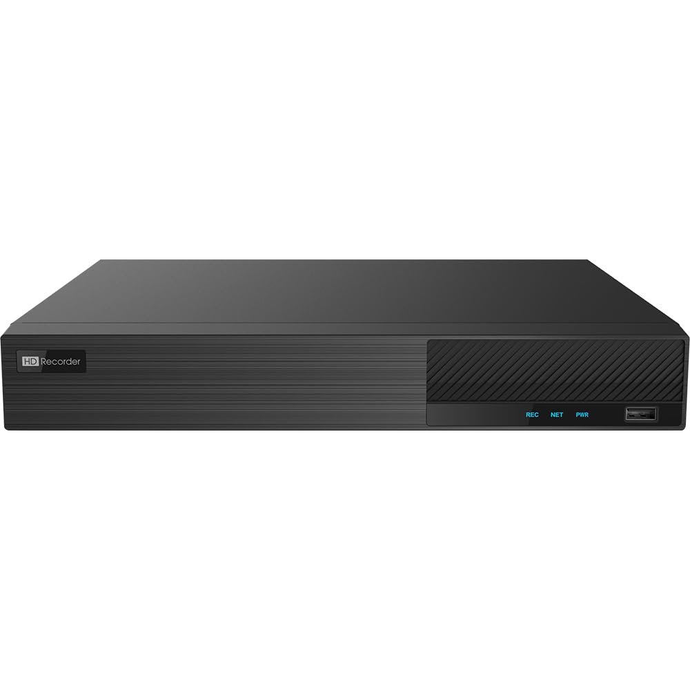 16 Channel PoE Network Video Recorder for Security Camera System, NDAA Compliant, ED9516H5NV-16P-3NB, 96/96Mbps, 4K IP Camera NVR, DHMI/VGA Output, 2 SATA, Smart Search 24/7 Surveillance CCTV NVR