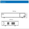 16 Channel 4K Hybrid 5-in-1 DVR for Security Camera System ED8216H5-FN, 16CH 4K TVI/AHD/CVI/Analog Camera, Additional 8CH IP, HDMI/VGA Output, Alarm, 2 SATA, Smart Search 24/7 Surveillance CCTV DVR view 2