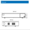 8 Channel 4K Hybrid 5-in-1 DVR for Security Camera System, ED8208H5-FN2, 8CH 4K TVI/AHD/CVI/Analog Camera, Additional 8CH IP, HDMI/VGA Output, Alarm, 2 SATA, Smart Search 24/7 Surveillance CCTV DVR view 2