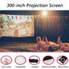 300 Inch 16:9 Outdoor Projector Screen, Portable Foldable Projection Movie Screen for Home Theatre Cinema, Backyard Camping Party view 2