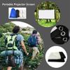 300 Inch 16:9 Outdoor Projector Screen, Portable Foldable Projection Movie Screen for Home Theatre Cinema, Backyard Camping Party view 4