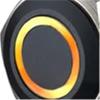 10 Pieces 19mm 3V 6V 12V Ring Momentary Metal Car LED Push Button Switch with Black Anodized Aluminum(Yellow,LED Voltage 12V) view 1