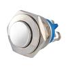 10pcs High Flush Head 16mm IP65 Metal Push Button Switch Waterproof Self-Reset Momentary Locking Latching NO(Locking) view 1
