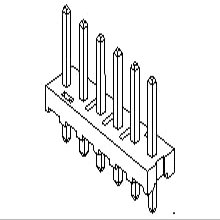 Molex/Waldom, 26-61-2080, 3.96mm Pitch KK Solid Header Vertical Without Peg 8 Circuits Gold (Au) Plating (40 Item/s)