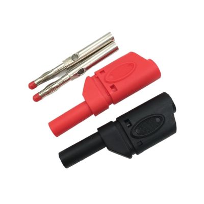 10Pcs 4mm Seal Insulated Protection Banana Connector Adapter 5 Color(2Pcs Each Color)