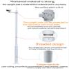 Adjustable Surveillance Camera Mount Post, Universal Holder for Solar Panels & Cameras, for Outdoor Locations, Street & Yard Installation(196.9in/500cm) view 4