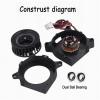 10pcs 4cm 40mm x 20mm 4020 24V Computer Case Cooling Fan 40 * 20mm view 4