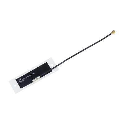 Molex/Waldom, 204281-0100, Wi-Fi Flex Antenna with Side Solder 100mm Cable 3.3 dBi U.FL (60 Item/s)