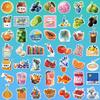 102pcs Vintage Pink Aesthetic Stickers,Cute Coquette Stickers for Adults Teens Girls Boys,Food Fruits Tomato Decals Vinyl Junk Journaling Decals for Water Bottle Laptop view 3