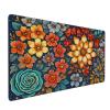 Floral Garden Gaming Mouse Pad Non-Slip Rubber Base Large Mousepad Waterproof Washable Desk Mat for Wireless Mouse Computer Desk 16x35.5in view 2