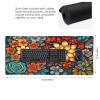 Floral Garden Gaming Mouse Pad Non-Slip Rubber Base Large Mousepad Waterproof Washable Desk Mat for Wireless Mouse Computer Desk 16x35.5in view 3