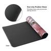 Pink Roses Bouquet Floral Gaming Mouse Pad Non-Slip Rubber Base Large Mousepad Waterproof Washable Desk Mat for Wireless Mouse Computer Desk 16x35.5in view 4